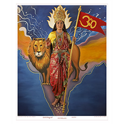 Motherland, (After 1992 calendar painting by Jesudoss)