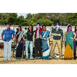 Marina beach cutouts, Chennai