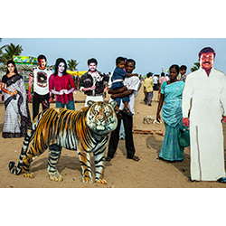 Marina beach cutouts, Chennai