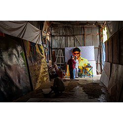 Cut out artist, Bangalore