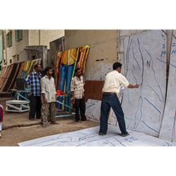 Cut out artist, Bangalore